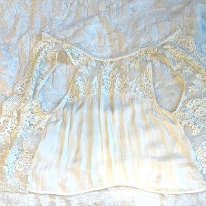 Free People Open Back Crop top